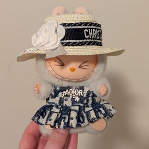 Labubu Luxury Dress And Sun Hat